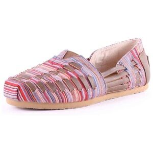 Toms Hurache Alpargata multicolored woven flats 9